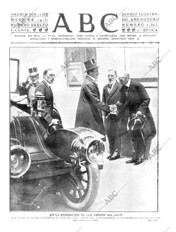 ABC MADRID 17-05-1913 página 1