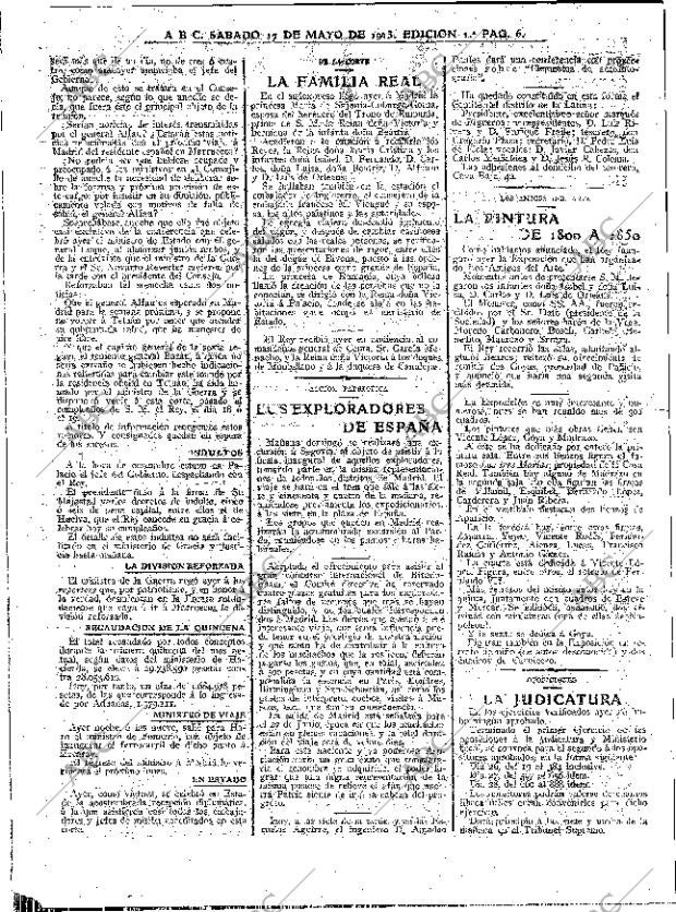 ABC MADRID 17-05-1913 página 6