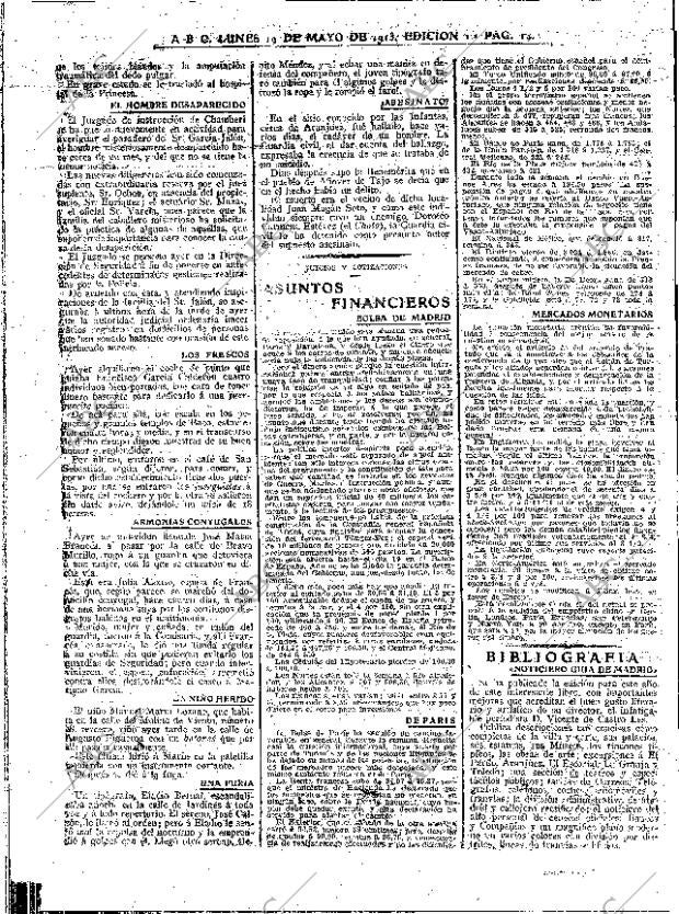 ABC MADRID 19-05-1913 página 14