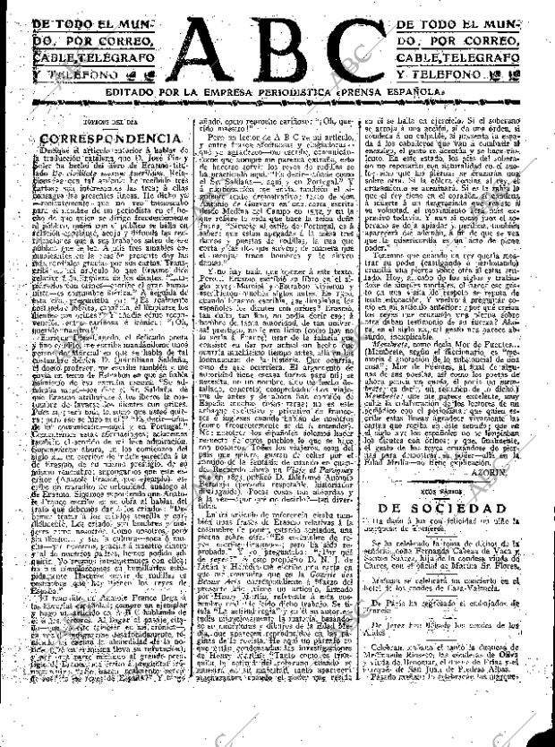 ABC MADRID 19-05-1913 página 5