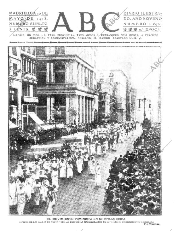 ABC MADRID 20-05-1913 página 1
