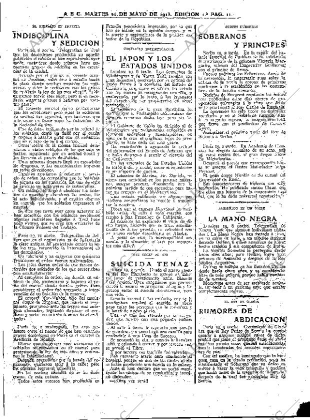 ABC MADRID 20-05-1913 página 11