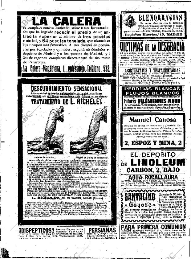 ABC MADRID 20-05-1913 página 4