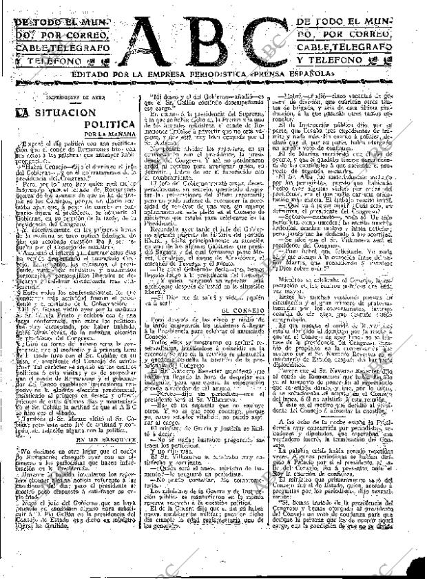 ABC MADRID 20-05-1913 página 5
