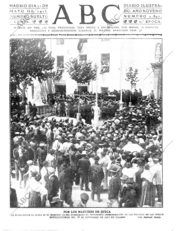 ABC MADRID 21-05-1913 página 1