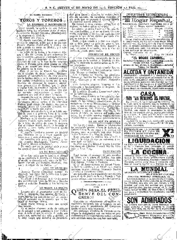 ABC MADRID 22-05-1913 página 10