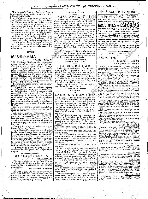 ABC MADRID 25-05-1913 página 12