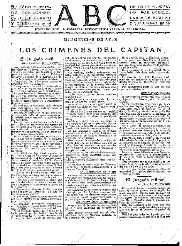 ABC MADRID 25-05-1913 página 5