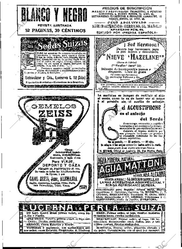 BLANCO Y NEGRO MADRID 25-05-1913 página 2