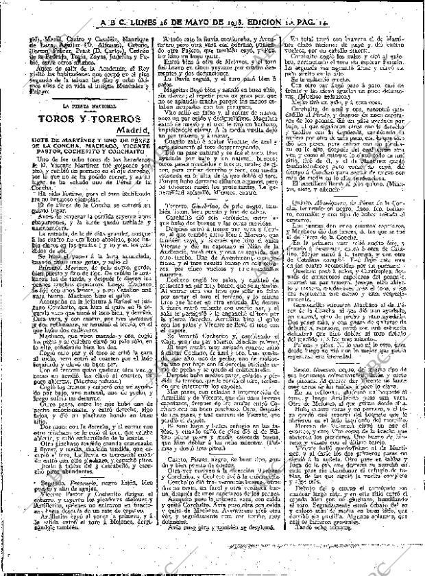 ABC MADRID 26-05-1913 página 14