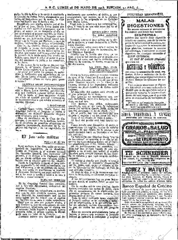 ABC MADRID 26-05-1913 página 6