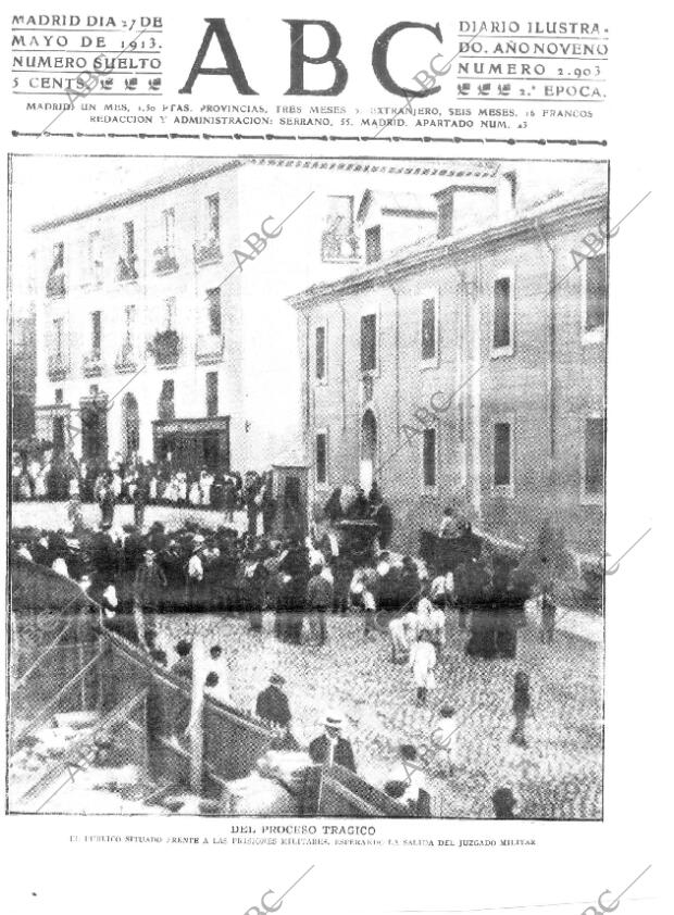 ABC MADRID 27-05-1913 página 1