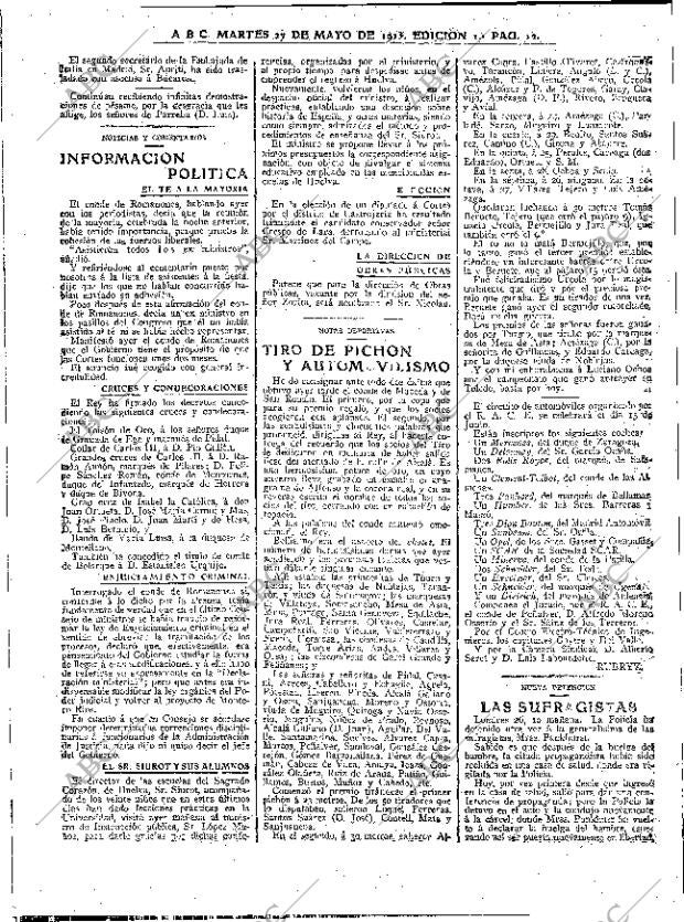 ABC MADRID 27-05-1913 página 12