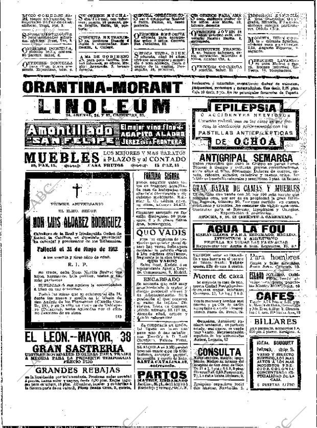 ABC MADRID 27-05-1913 página 22