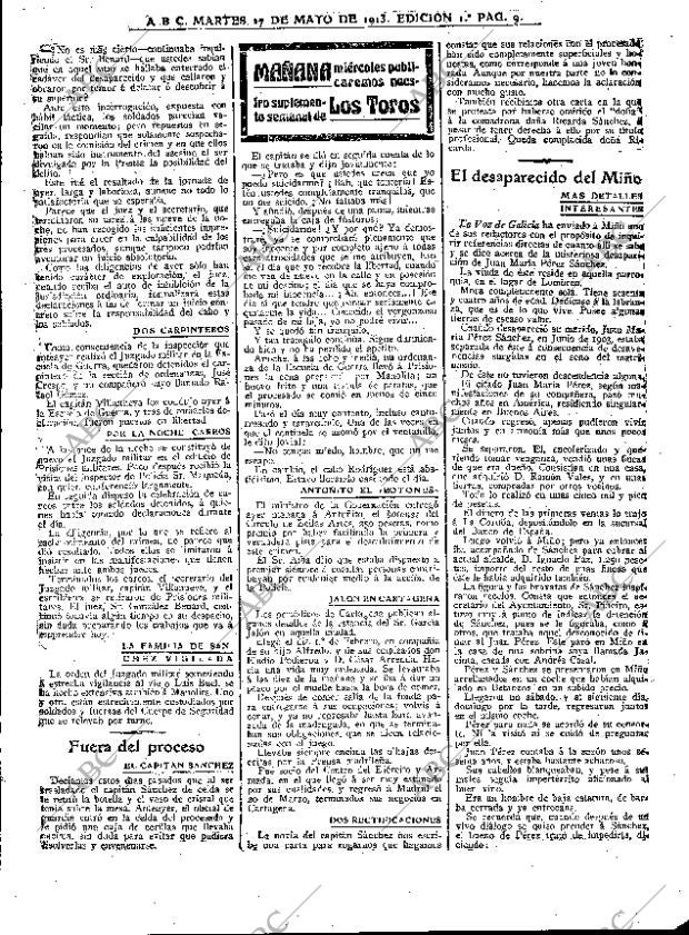 ABC MADRID 27-05-1913 página 9