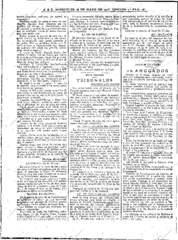 ABC MADRID 28-05-1913 página 16