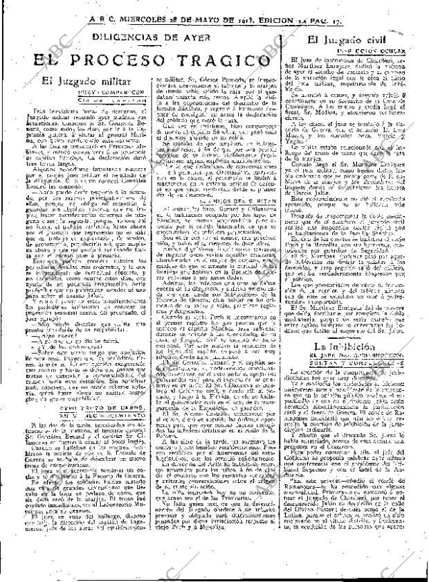 ABC MADRID 28-05-1913 página 17
