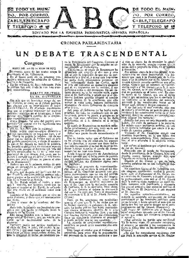 ABC MADRID 30-05-1913 página 5