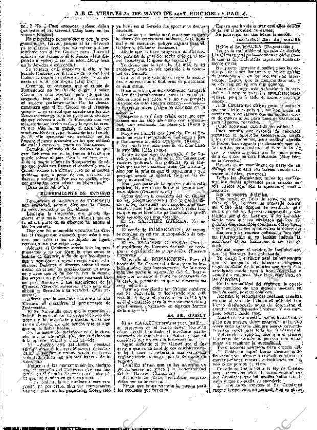 ABC MADRID 30-05-1913 página 6