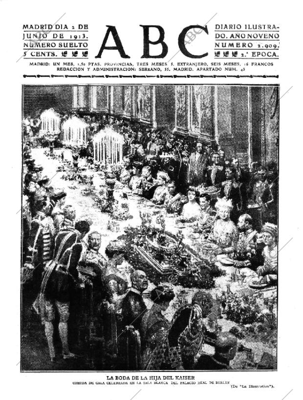 ABC MADRID 02-06-1913 página 1