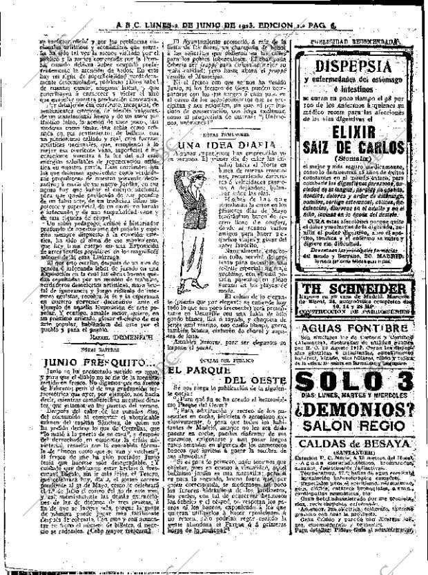 ABC MADRID 02-06-1913 página 6