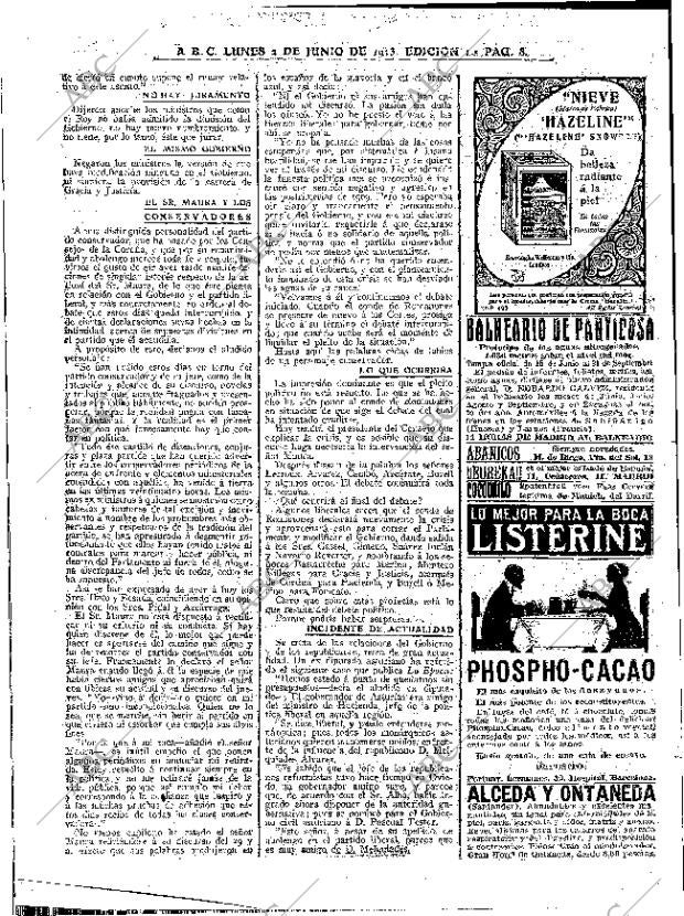 ABC MADRID 02-06-1913 página 8