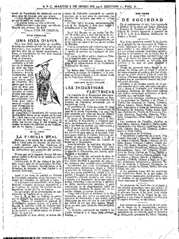ABC MADRID 03-06-1913 página 6