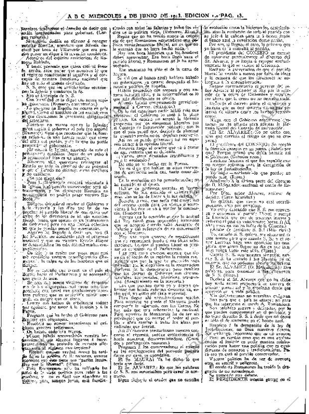 ABC MADRID 04-06-1913 página 13