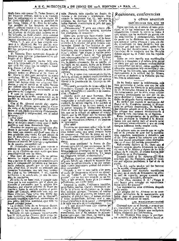 ABC MADRID 04-06-1913 página 15