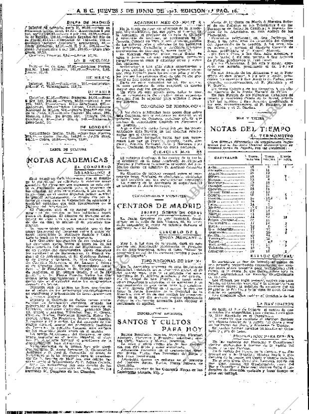 ABC MADRID 05-06-1913 página 16
