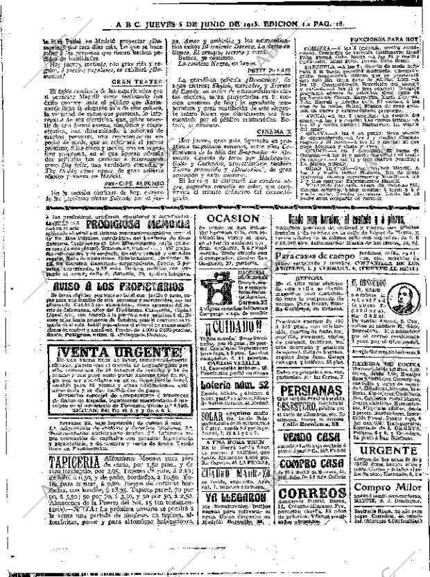ABC MADRID 05-06-1913 página 18