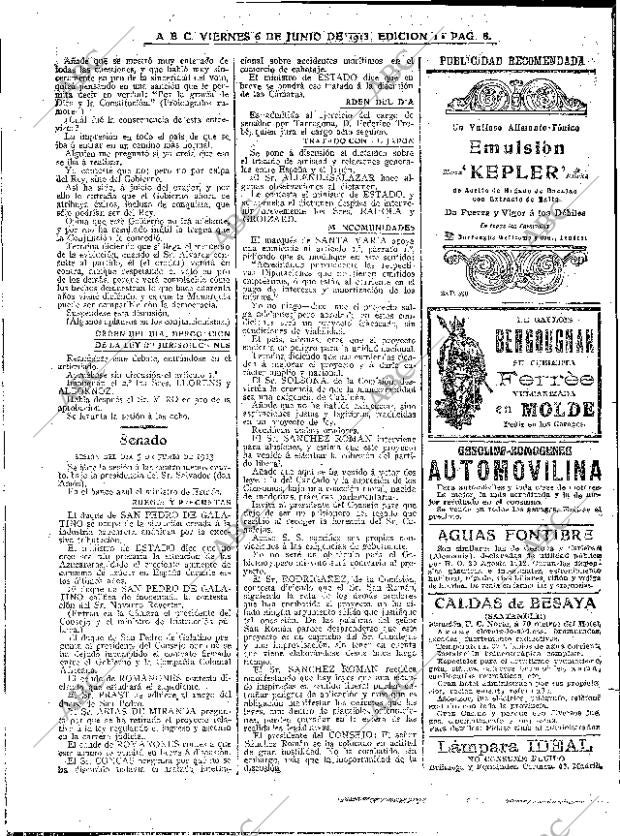 ABC MADRID 06-06-1913 página 8