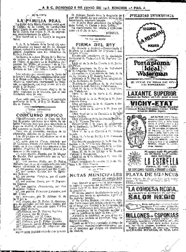 ABC MADRID 08-06-1913 página 6