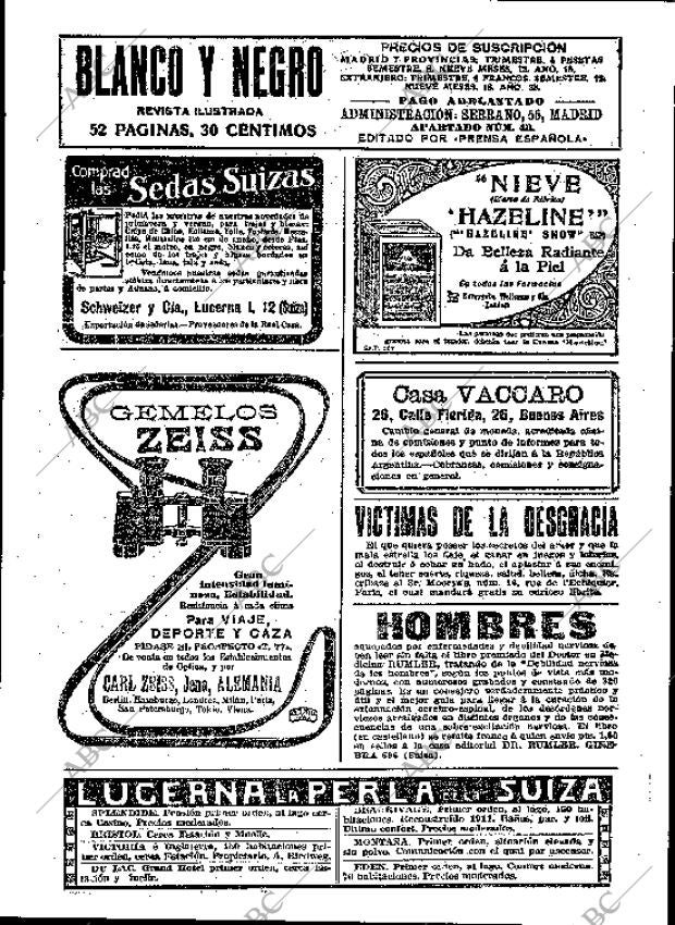 BLANCO Y NEGRO MADRID 08-06-1913 página 2