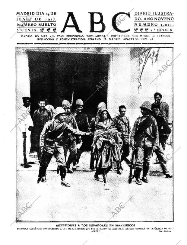 ABC MADRID 14-06-1913 página 1