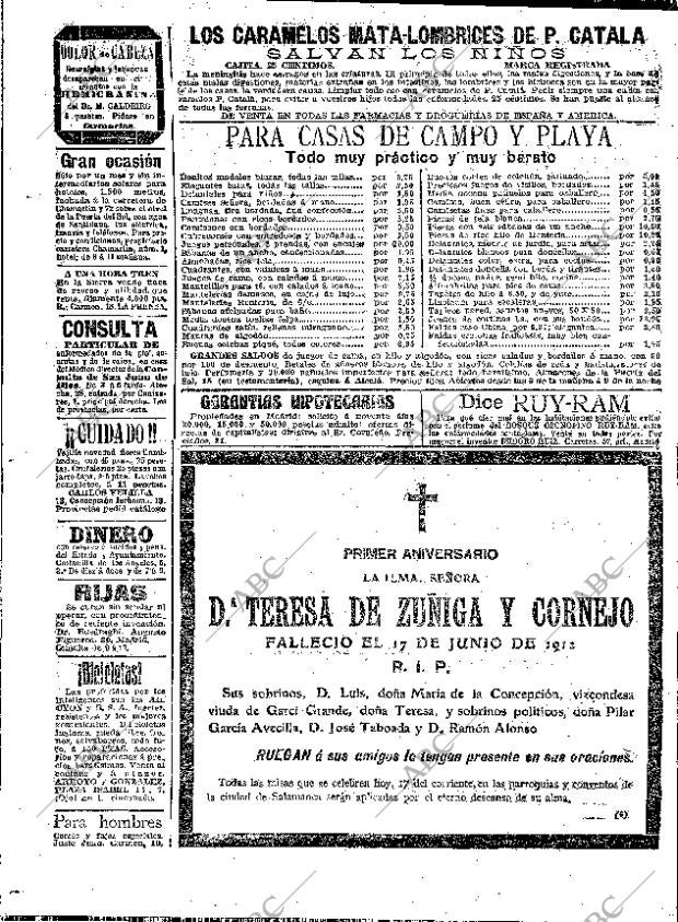 ABC MADRID 17-06-1913 página 20