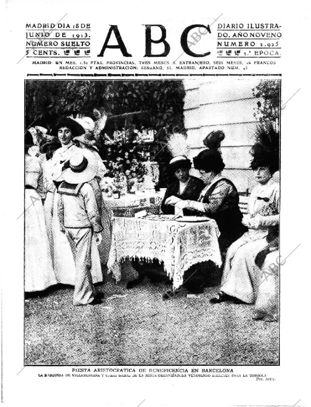 ABC MADRID 18-06-1913 página 1