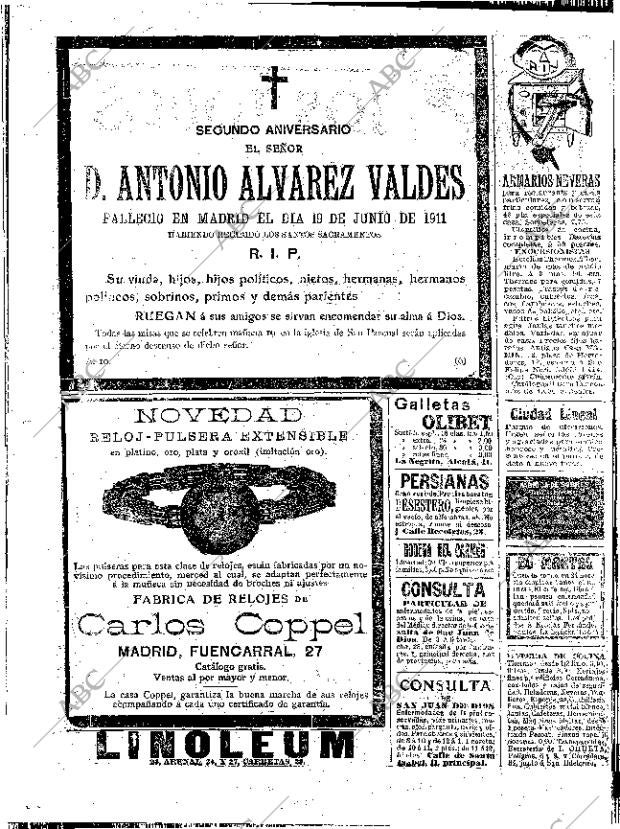 ABC MADRID 18-06-1913 página 20