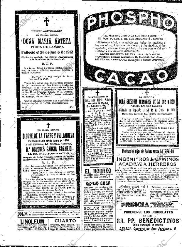 ABC MADRID 19-06-1913 página 20