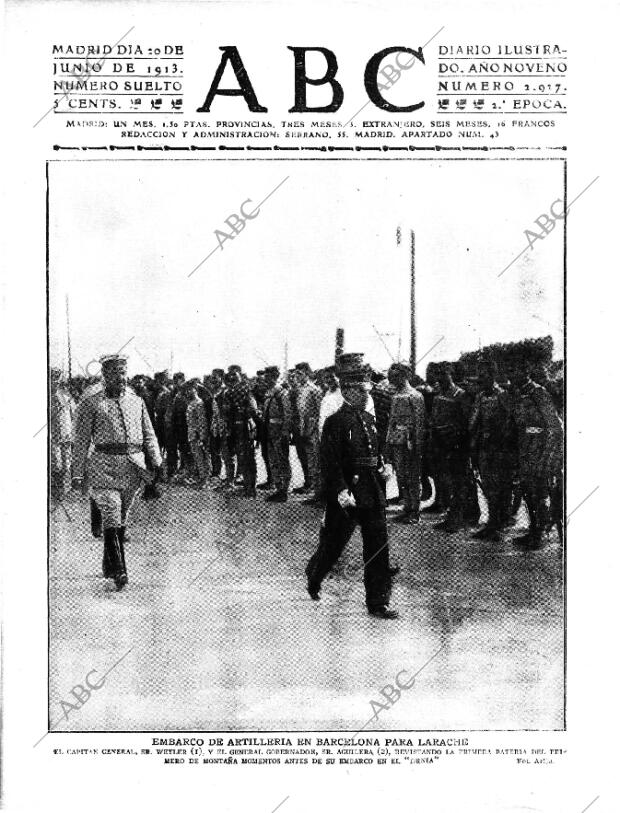 ABC MADRID 20-06-1913 página 1