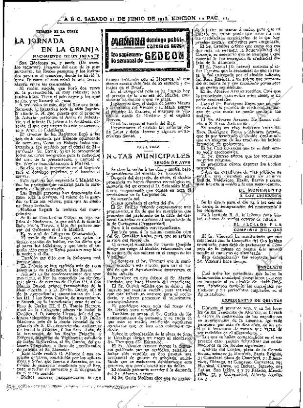 ABC MADRID 21-06-1913 página 11