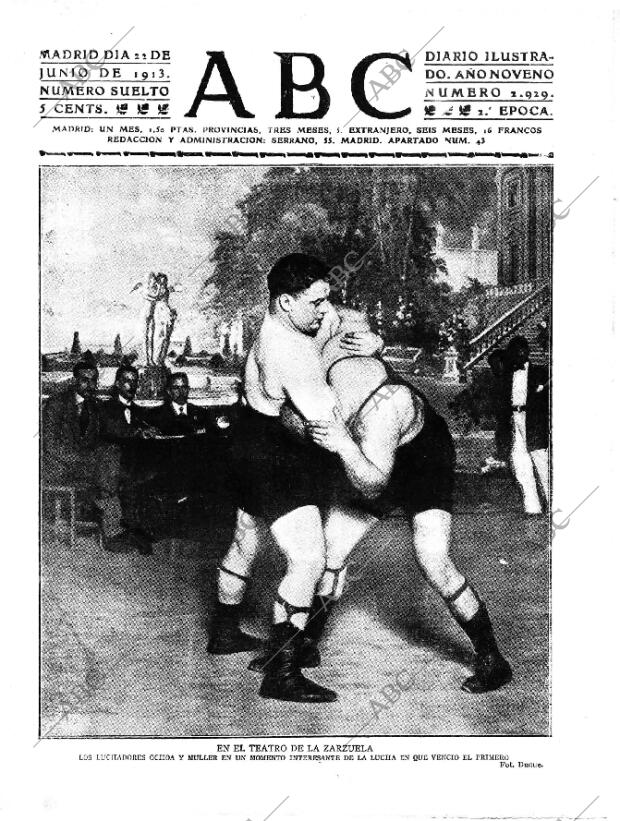 ABC MADRID 22-06-1913 página 1