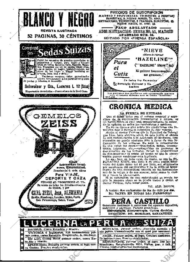 BLANCO Y NEGRO MADRID 22-06-1913 página 2