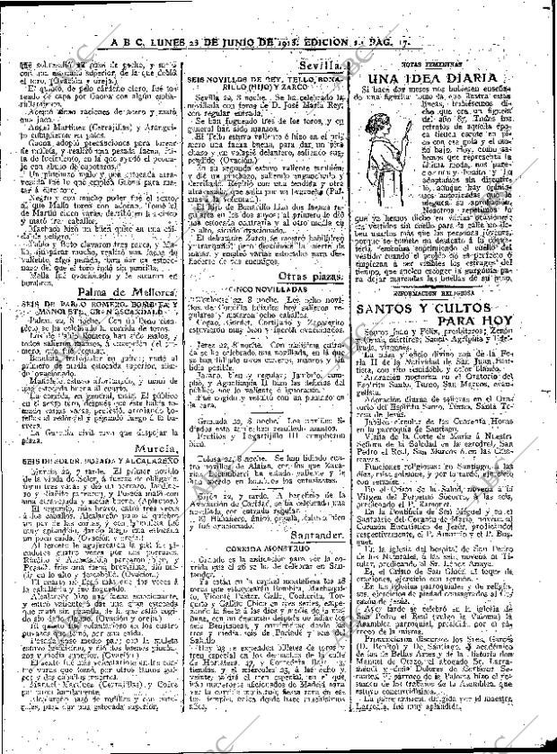 ABC MADRID 23-06-1913 página 17