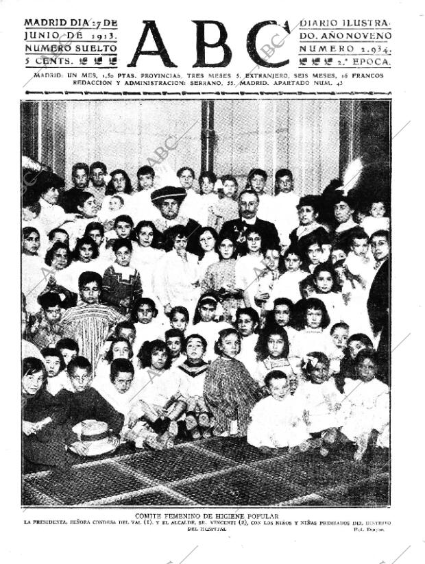 ABC MADRID 27-06-1913 página 1