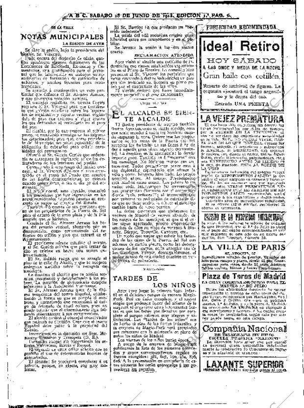 ABC MADRID 28-06-1913 página 6