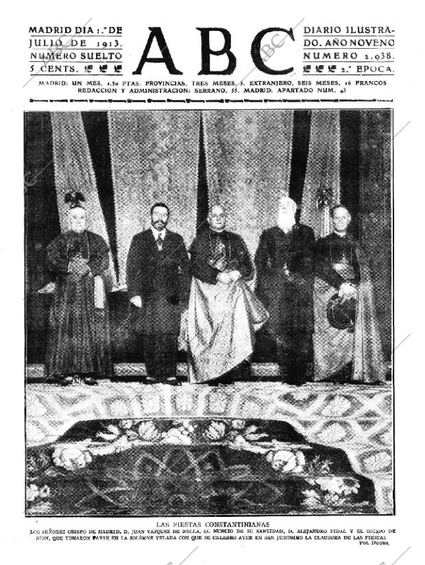 ABC MADRID 01-07-1913 página 1