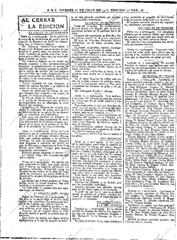 ABC MADRID 11-07-1913 página 18