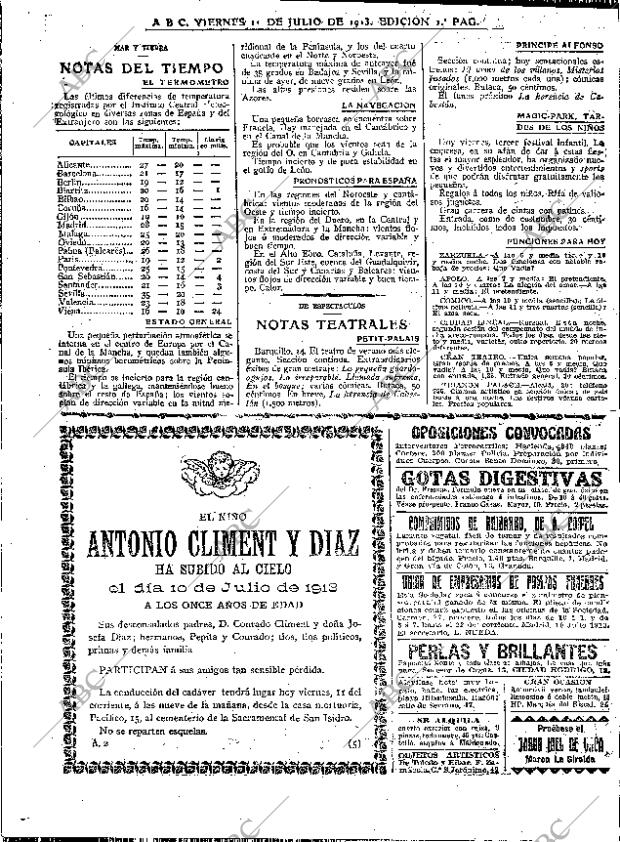 ABC MADRID 11-07-1913 página 20