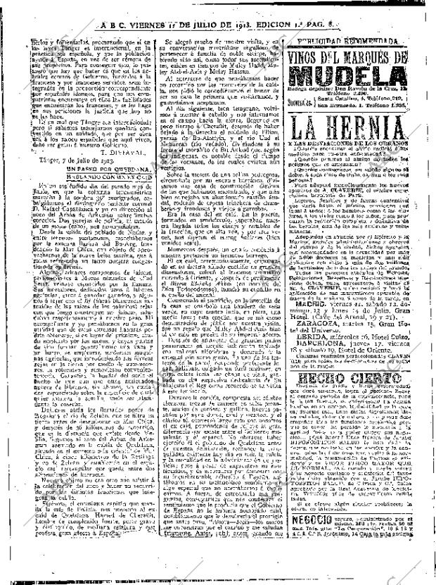 ABC MADRID 11-07-1913 página 8